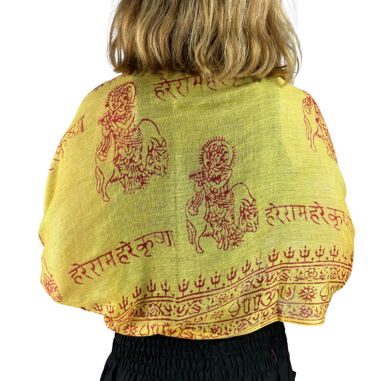 Ram Nami Tibetischer Glücksschal Gelb