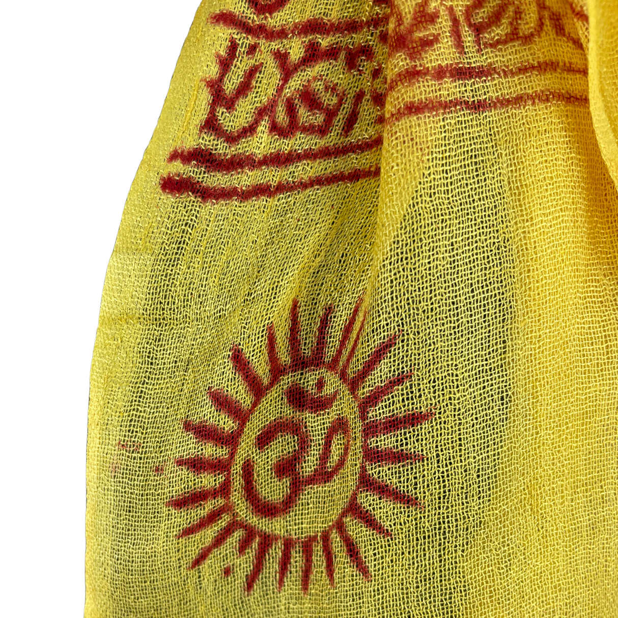 Ram Nami Tibetischer Glücksschal Gelb