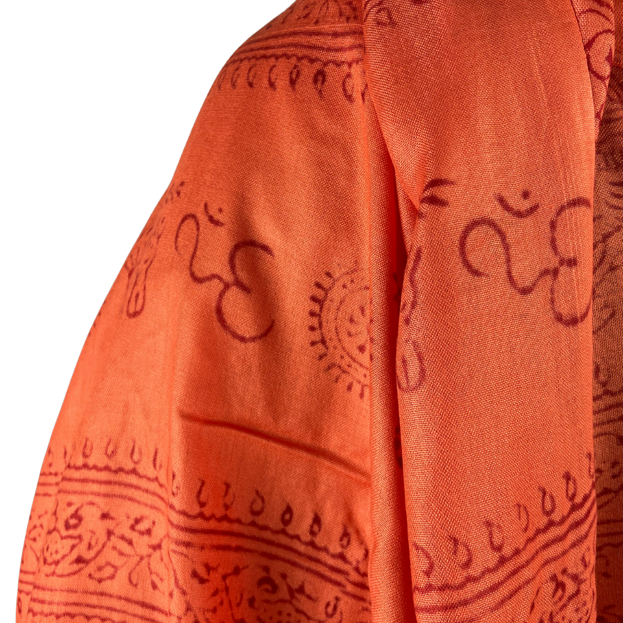 Ram Nami Tibetischer Glücksschal Orange