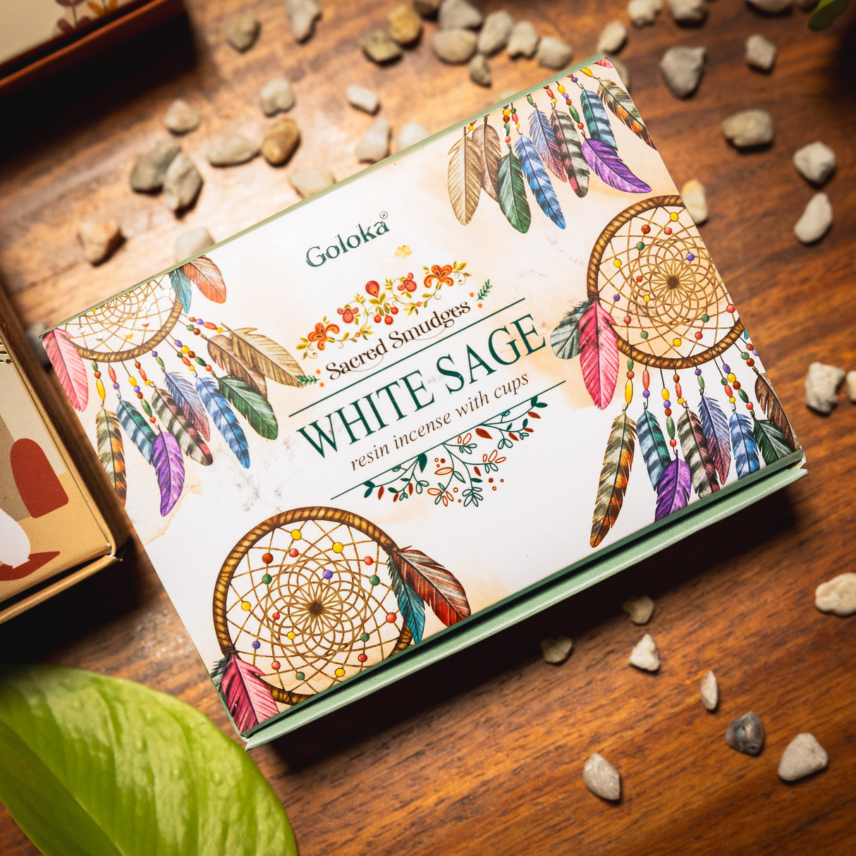 Smudge Cups Trio Frische Aromen Räucherset aus Myrrhe, Copal und weissem Salbei Smuge Cups von Goloka