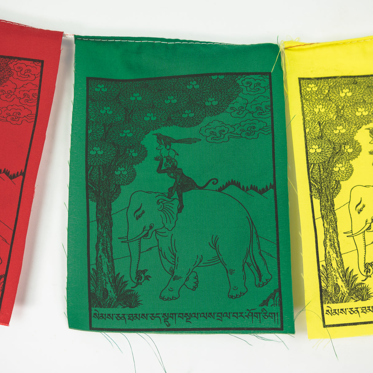 Tibetische Gebetsfahne 4 Freunde