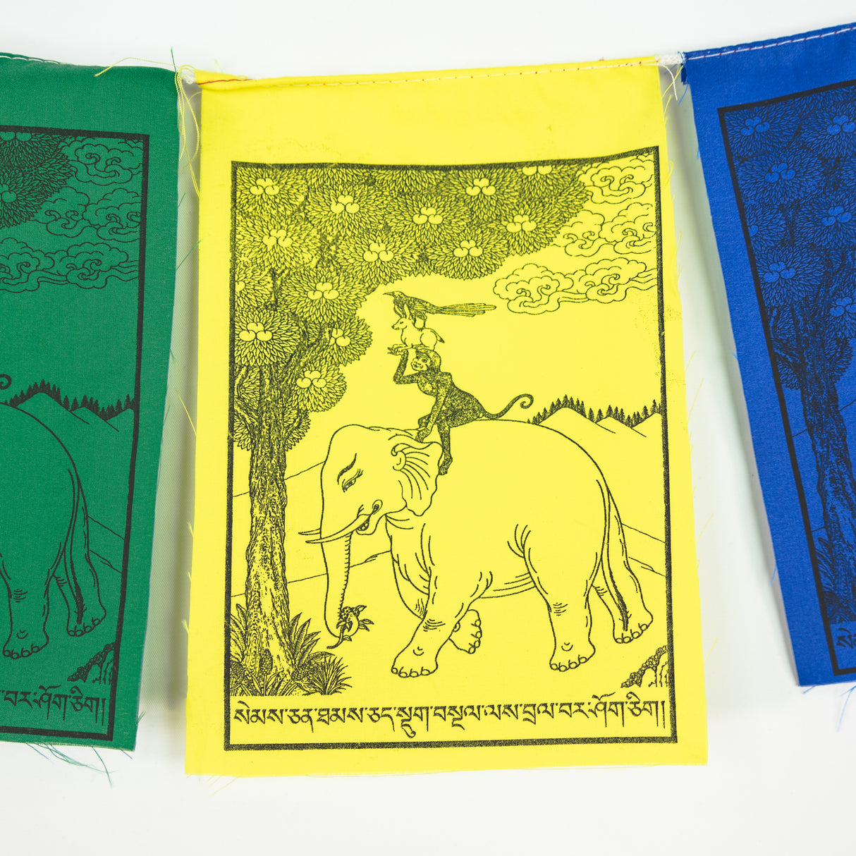 Tibetische Gebetsfahne 4 Freunde