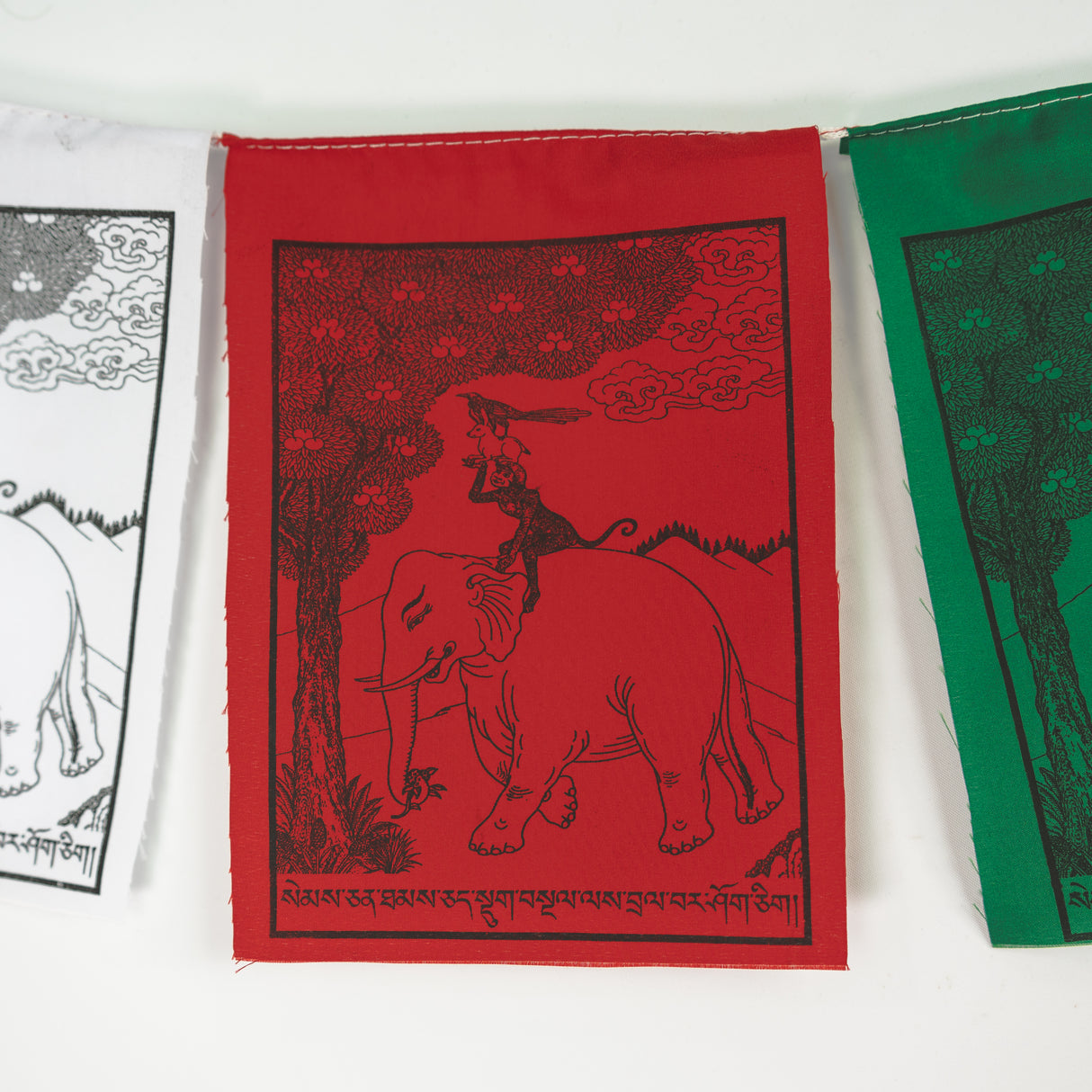 Tibetische Gebetsfahne 4 Freunde