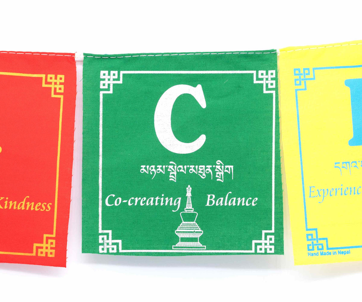 Kleine Gebetsfahne PEACE Frieden