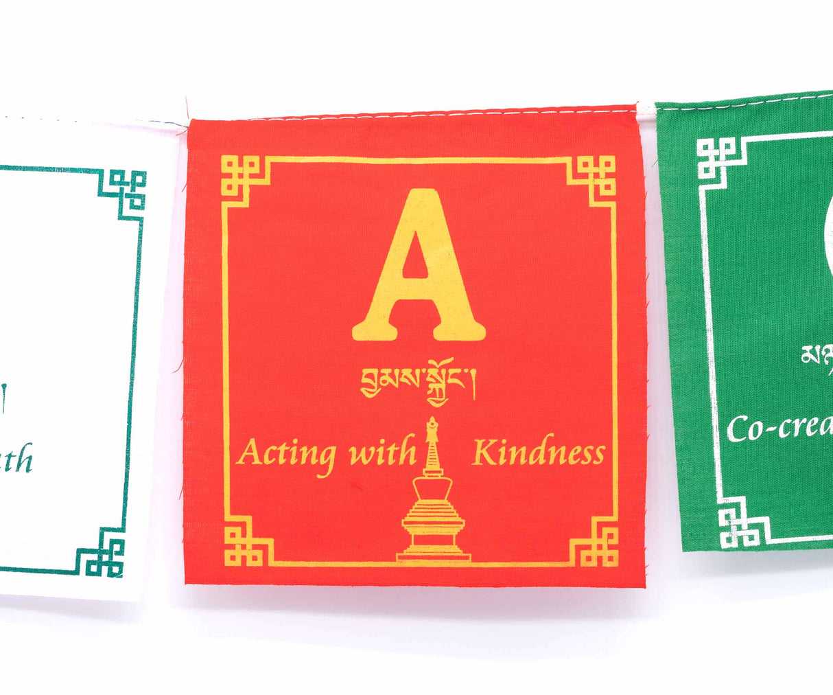 Kleine Gebetsfahne PEACE Frieden