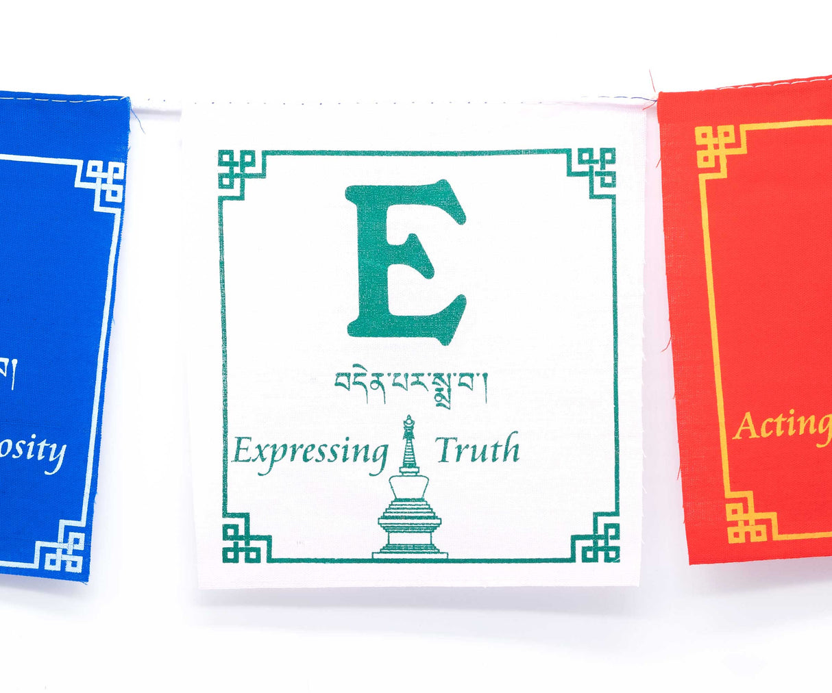 Kleine Gebetsfahne PEACE Frieden