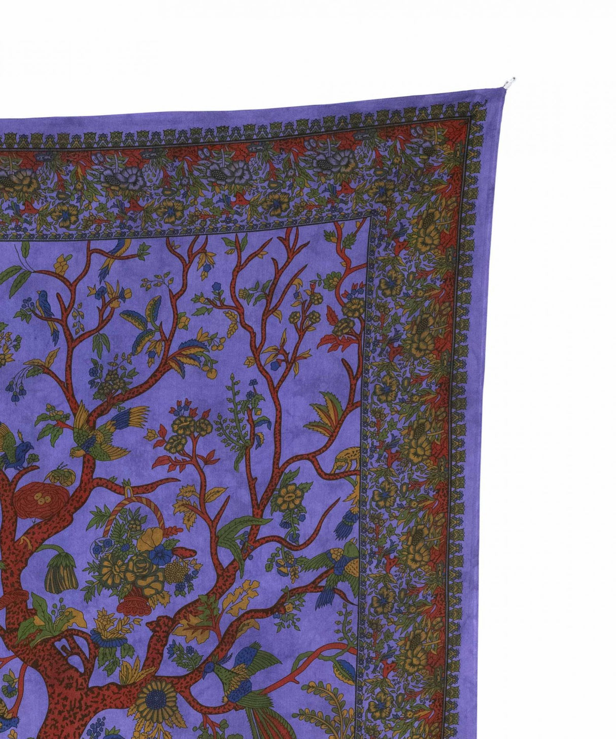 Wandtuch in groß, mit Lebensbaum in lila, ca. 240x220 cm