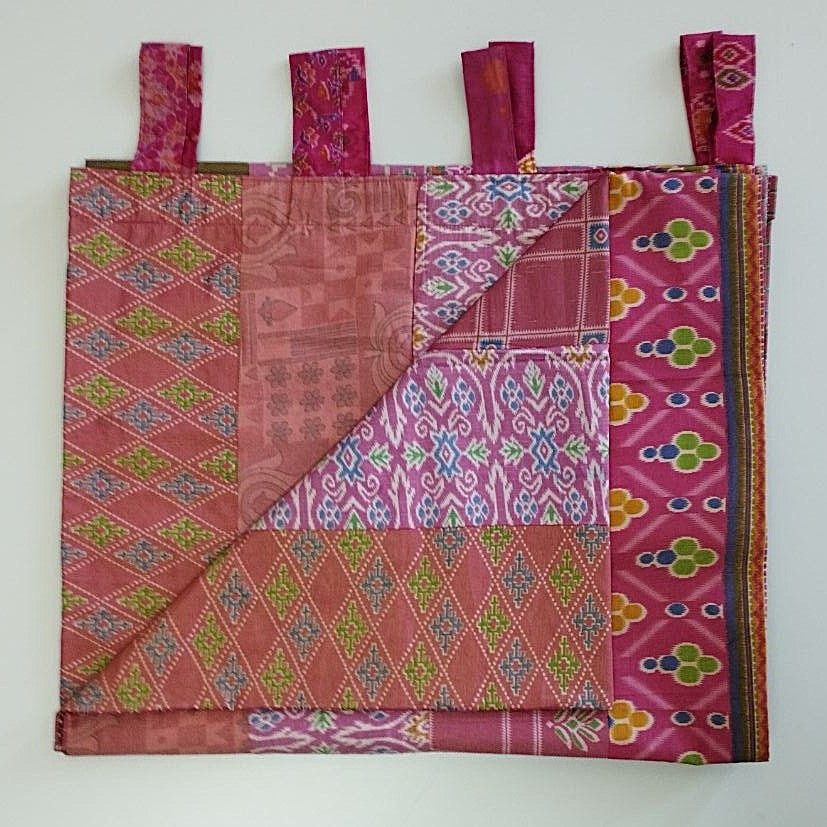 Einzelstück 1/2 Sari- Vorhang Pink 210 x 110 cm