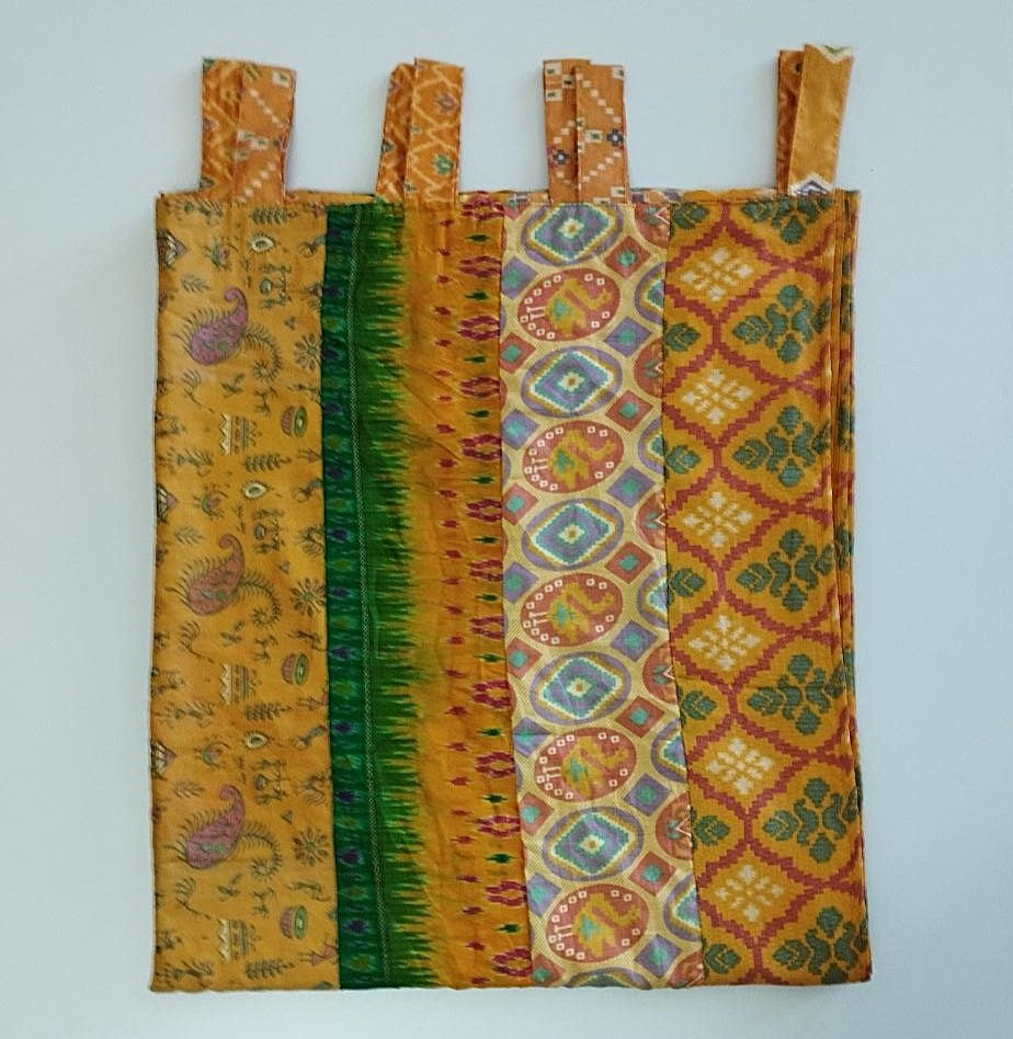 Einzelstück 1/2 Sari- Vorhang Gelb 250 x 110 cm