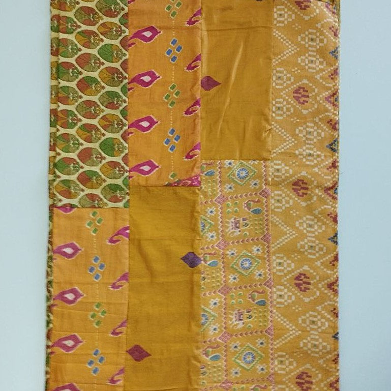 Einzelstück 1/2 Sari- Vorhang Gelb 200 x 110 cm