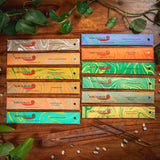 Auroshikha Entdecker Set mit 12 Düften – Räucherstäbchen Kollektion für Meditation, Wohlfühlen &amp; Klarheit