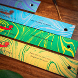 Auroshikha Klassiker Starter 6er Set. Handgerollte Masala Räucherstäbchen aus natürlichen Rohstoffen. Sandelholz, Rose, Lavender, Lemongrass, Patchouli, Nag Champa.