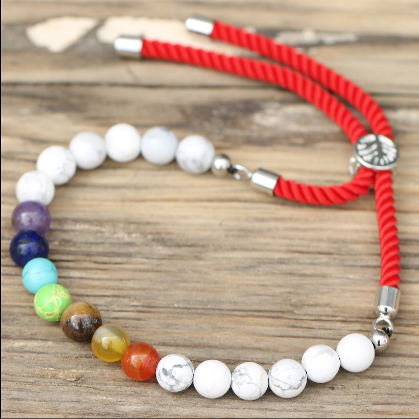 Chakra Armband 925er Silber