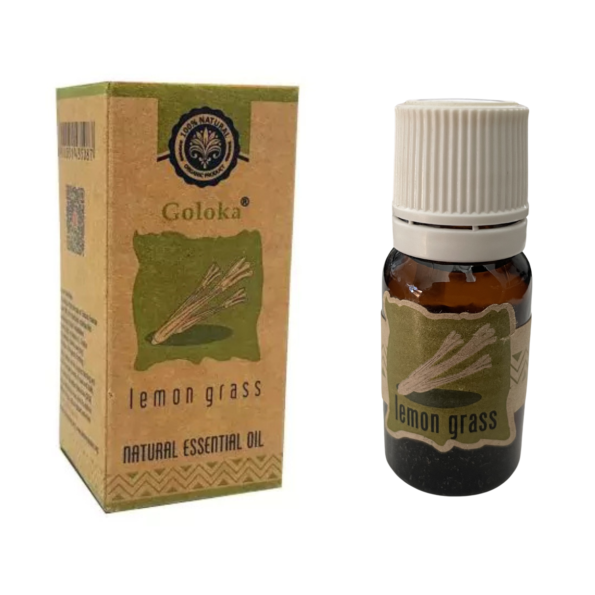 Goloka Lemongrass Ätherisches Öl (10 ml) - Zitronengras Duftöl