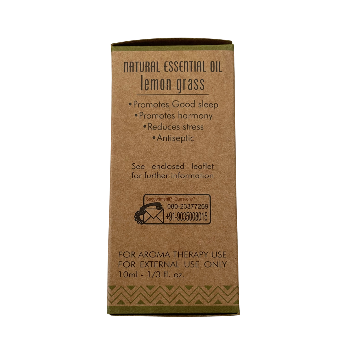 Goloka Lemongrass Ätherisches Öl (10 ml) - Zitronengras Duftöl