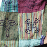 Muster Goa Hose Patchwork Bunt