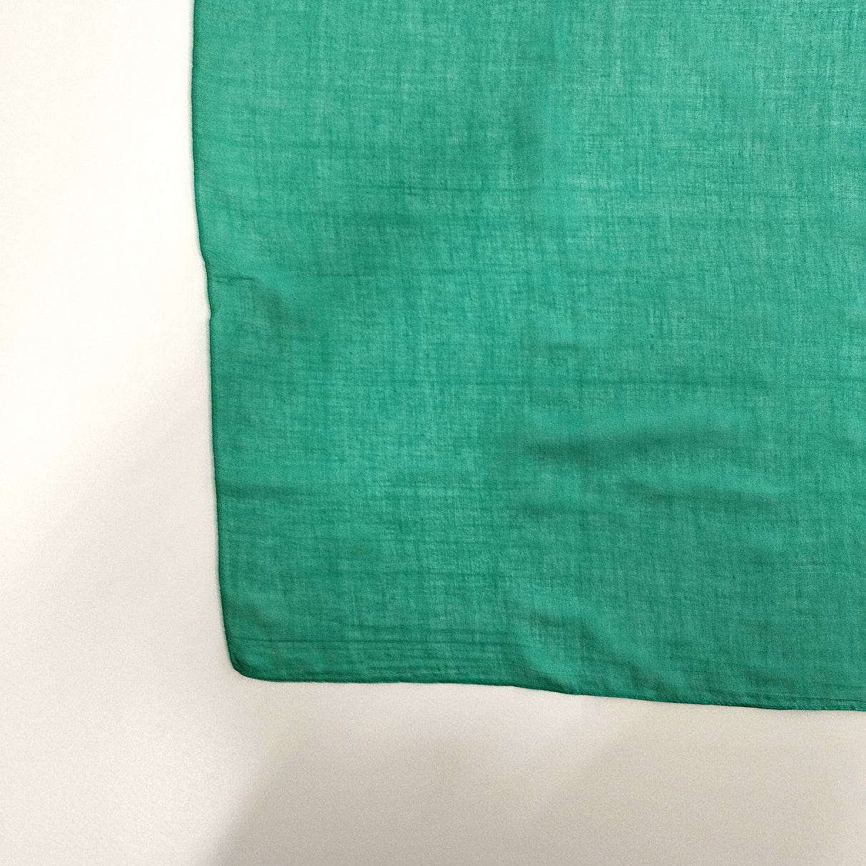 Halstuch Baumwolle Dunkelgrün 100x100 cm