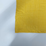 Halstuch Baumwolle Goldgelb 100x100 cm