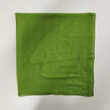 Halstuch Baumwolle Grasgrün 100x100 cm