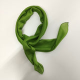 Halstuch Baumwolle Grasgrün 100x100 cm