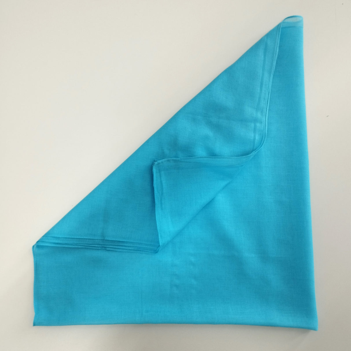 Halstuch Baumwolle Hellblau 100 x 100 cm