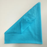 Halstuch Baumwolle Hellblau 100 x 100 cm