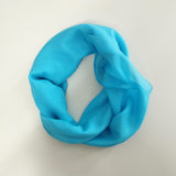 Halstuch Baumwolle Hellblau 100 x 100 cm