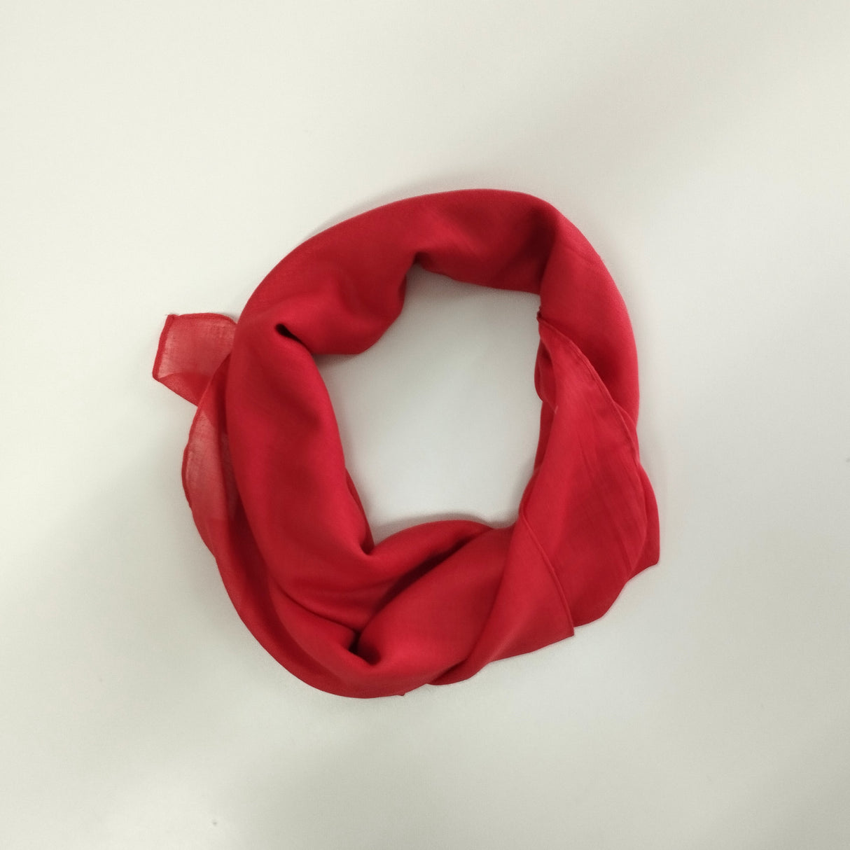 Halstuch Baumwolle Rot 100x100 cm