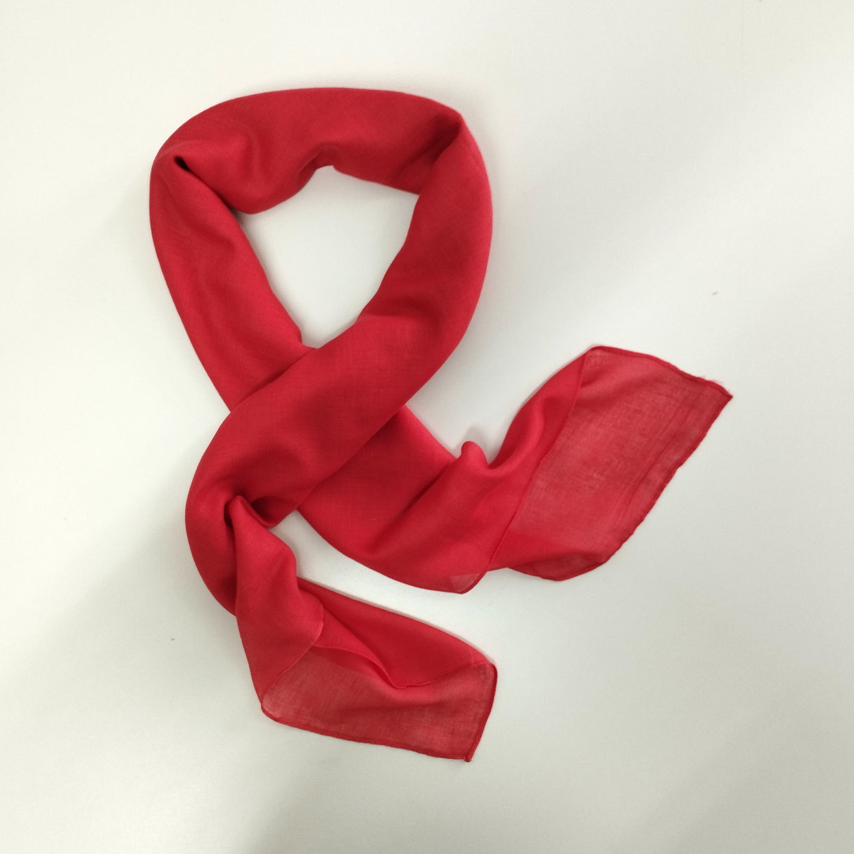 Halstuch Baumwolle Rot 100x100 cm