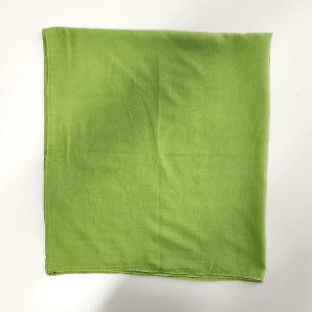 Halstuch Baumwolle Maigrün 100x100 cm