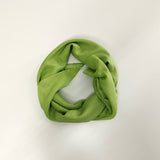 Halstuch Baumwolle Maigrün 100x100 cm