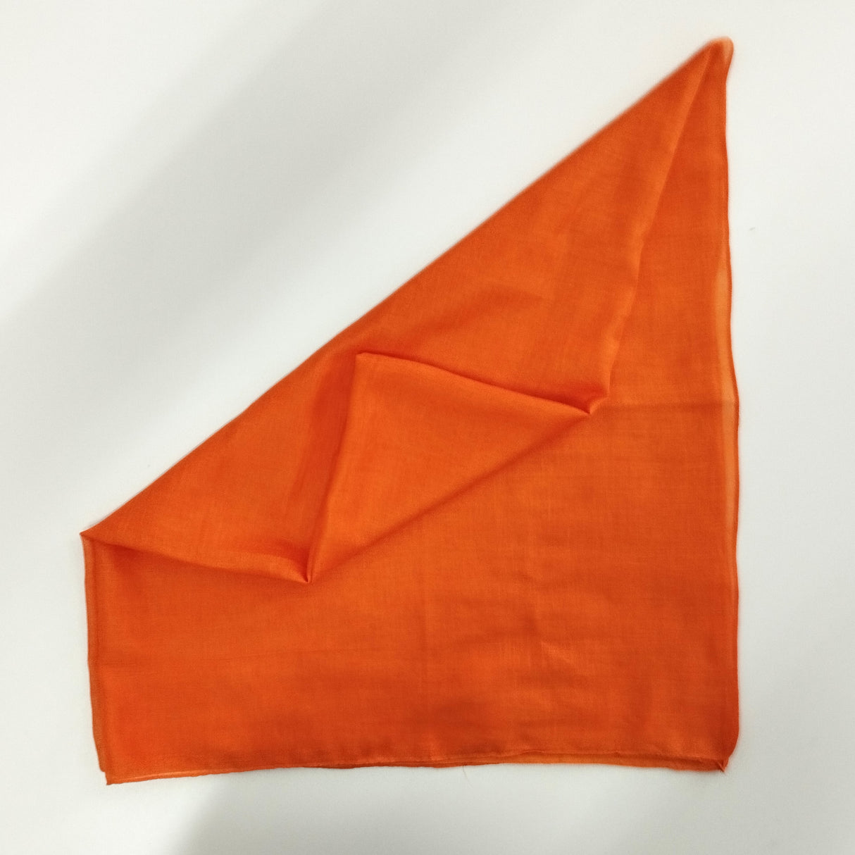 Halstuch Baumwolle Orange 100x100 cm