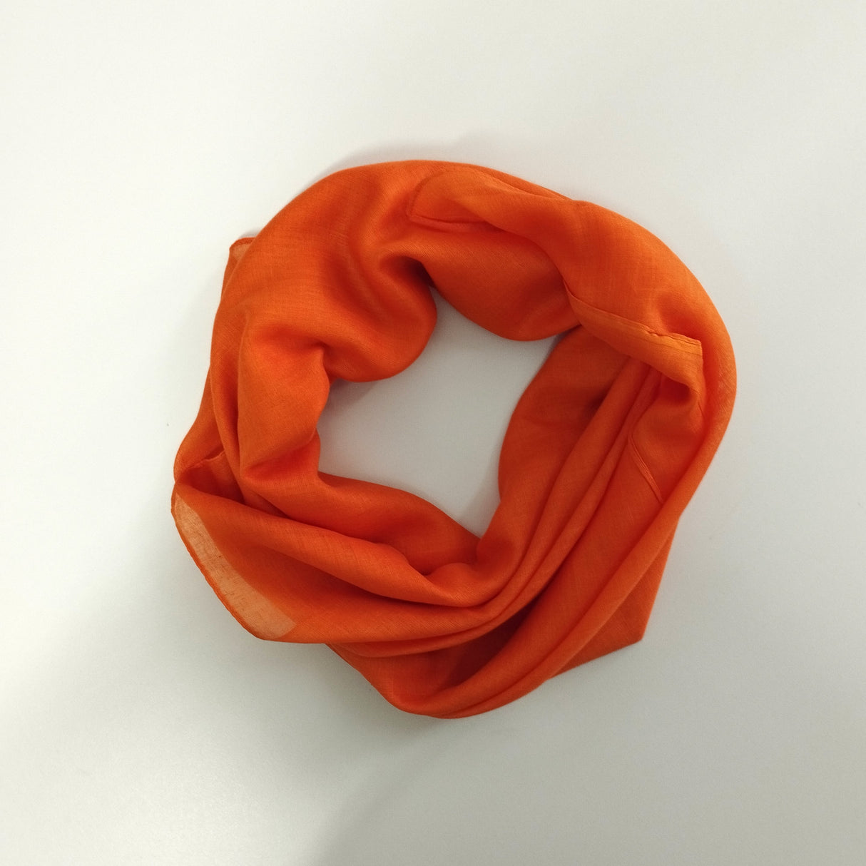 Halstuch Baumwolle Orange 100x100 cm