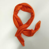 Halstuch Baumwolle Orange 100x100 cm