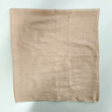 Halstuch Baumwolle Sandfarben 100x100 cm