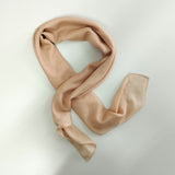 Halstuch Baumwolle Sandfarben 100x100 cm