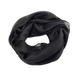 Halstuch Baumwolle Schwarz 100 x 100 cm