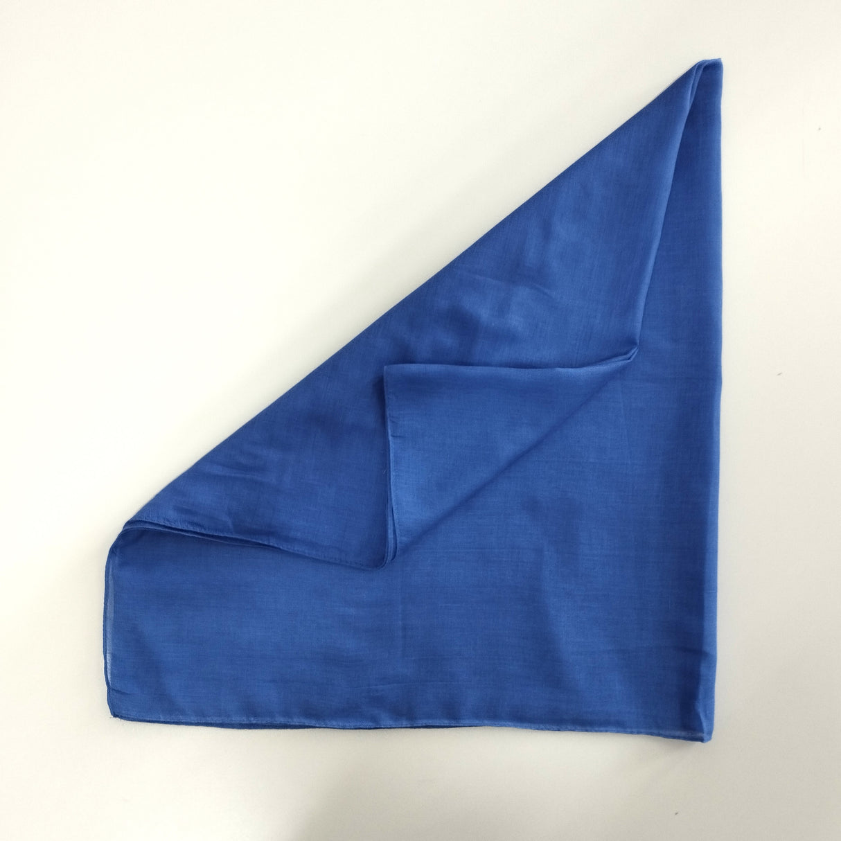 Halstuch Baumwolle Ultramarinblau 100x100 cm