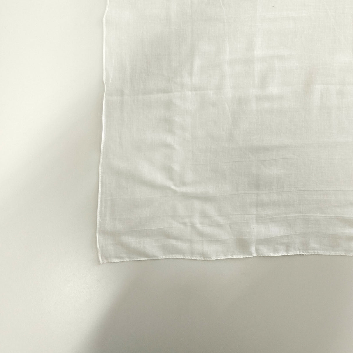 Halstuch Baumwolle Weiß 100x100 cm