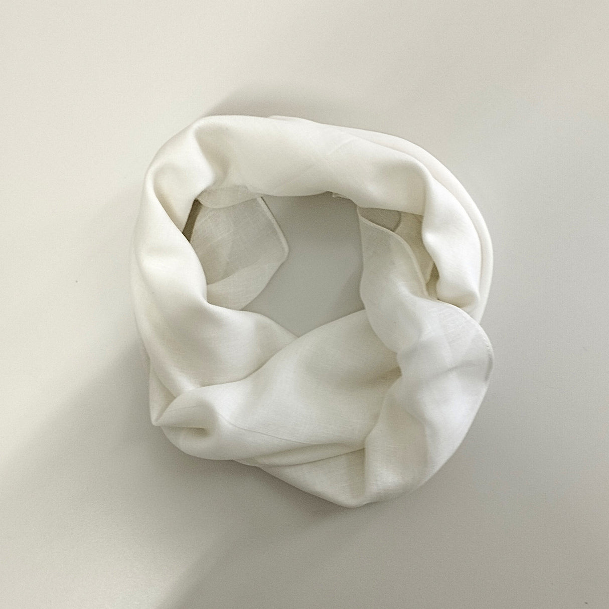 Halstuch Baumwolle Weiß 100x100 cm