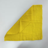 Halstuch Baumwolle Zitronengelb 100x100 cm