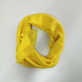 Halstuch Baumwolle Zitronengelb 100x100 cm