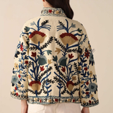 Einzelstück Bestickte Jacke in Weiß
