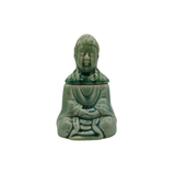 Duftlampe für Öl - Buddha aus Keramik | Teelicht Duftöl Lampe