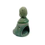 Duftlampe für Öl - Buddha aus Keramik | Teelicht Duftöl Lampe
