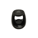 Duftlampe für Öl - Oval Schwarz | Teelicht Duftöl Lampe