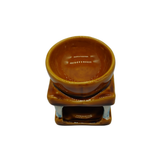 Duftlampe für Öl - Elefanten aus Keramik Braun | Teelicht Duftöl Lampe