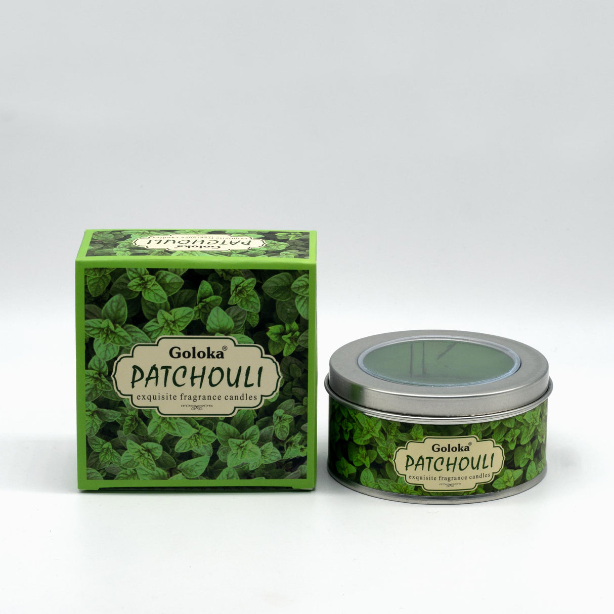 Duftkerze Patchouli von Goloka aus Indien 70g 