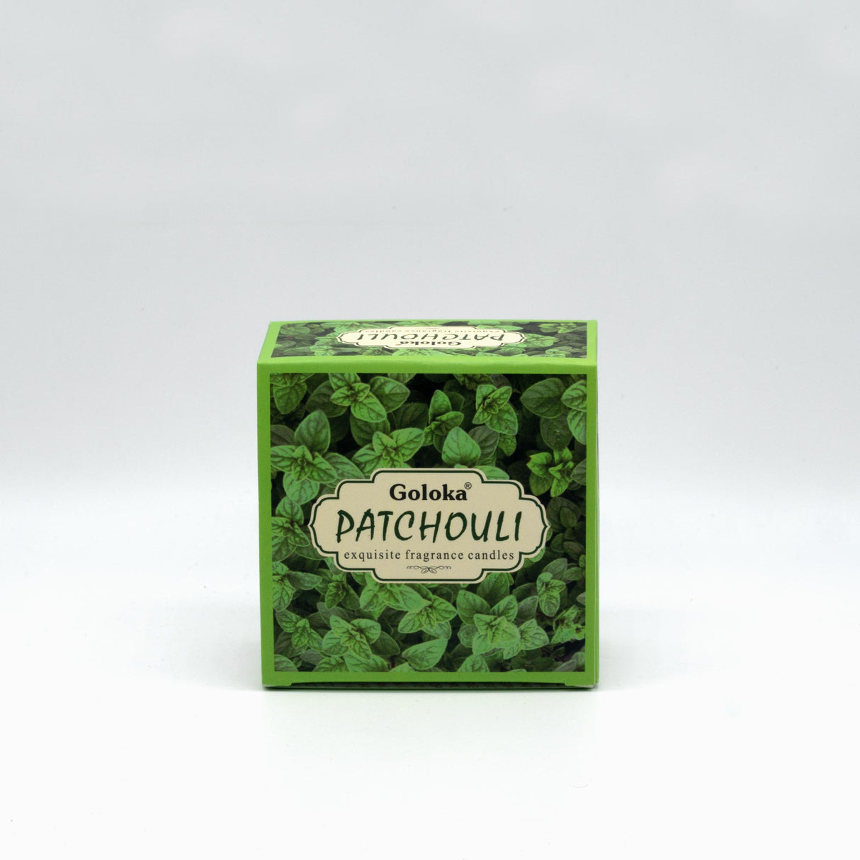 Duftkerze Patchouli von Goloka aus Indien 70g 