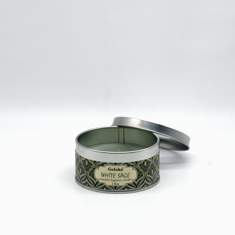 Duftkerze Weisser Salbei von Goloka - Whitesage Candle 70g